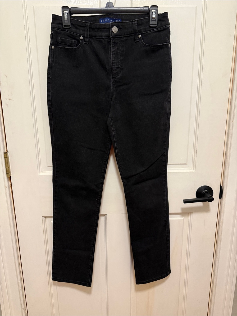 Bandolino Amy Black Skinny High-Rise Jeans -Size 6e